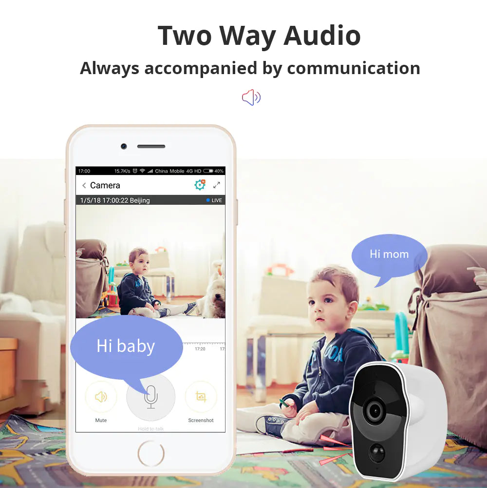 Low Power Battery Camera for Remote Monitoring