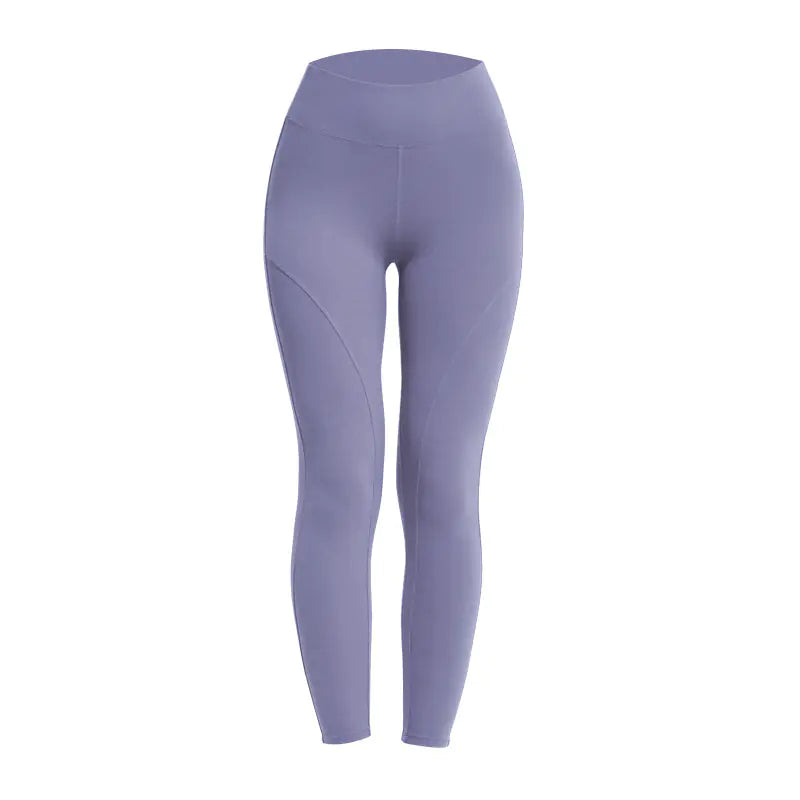 High-Waisted Breathable Stretch Yoga Pants for Running