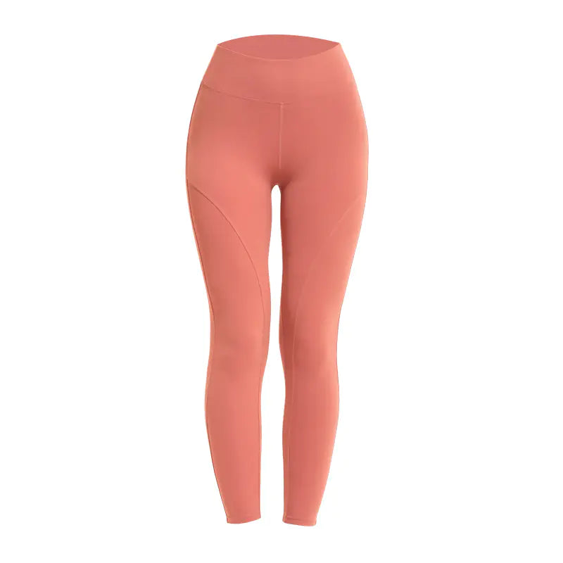High-Waisted Breathable Stretch Yoga Pants for Running