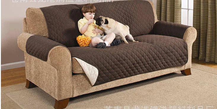 Waterproof Pet Sofa Cushion and Chew-Resistant Blanket