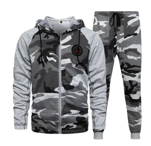 Men's Casual Camouflage Sports Tracksuit for Teens