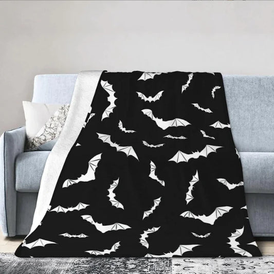 Halloween Flannel Digital Print Soft Sofa Blanket